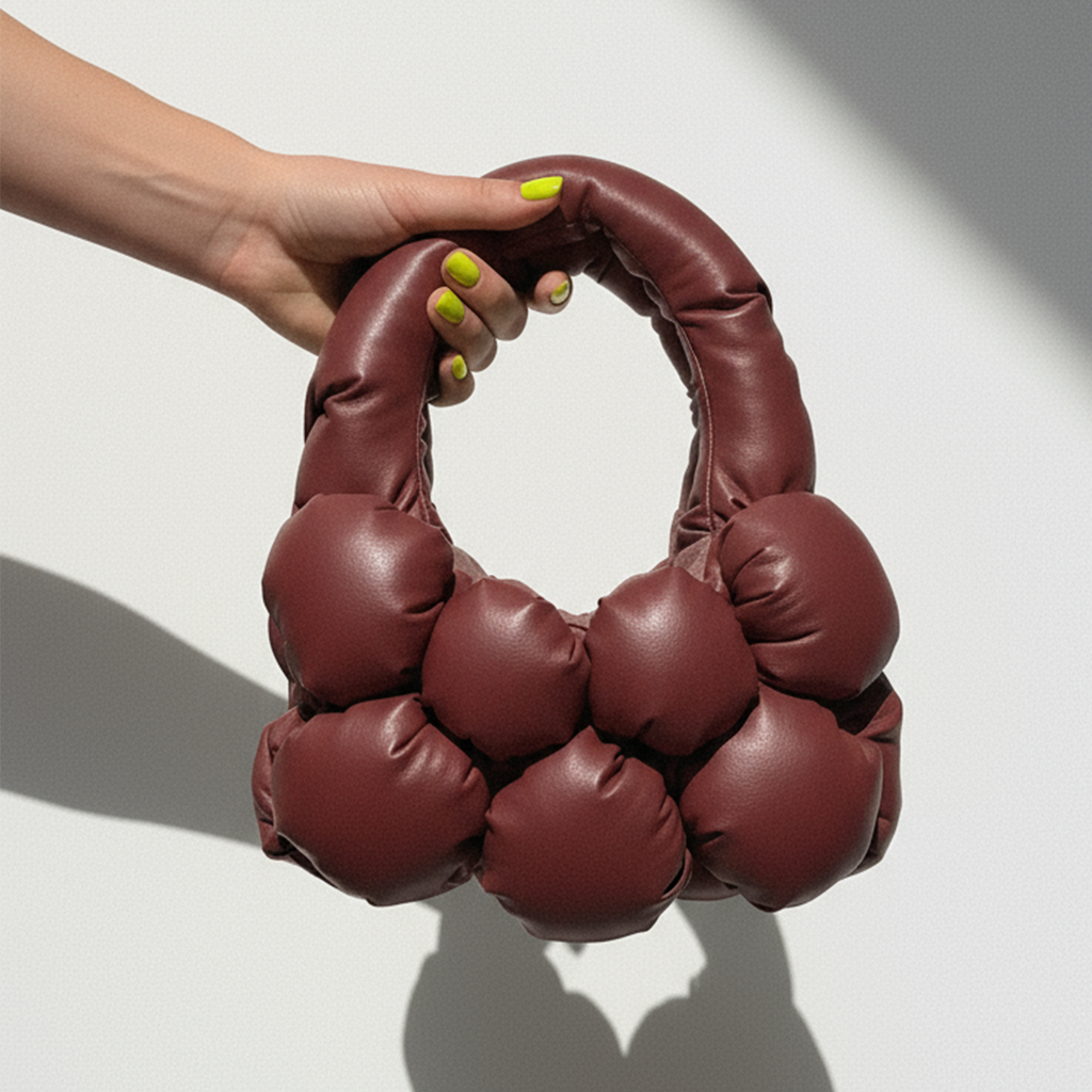 Geantă handmade The Bulb Bag Mini - Chianti