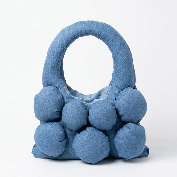 The Bulb Bag Mini Denim in Fiore
