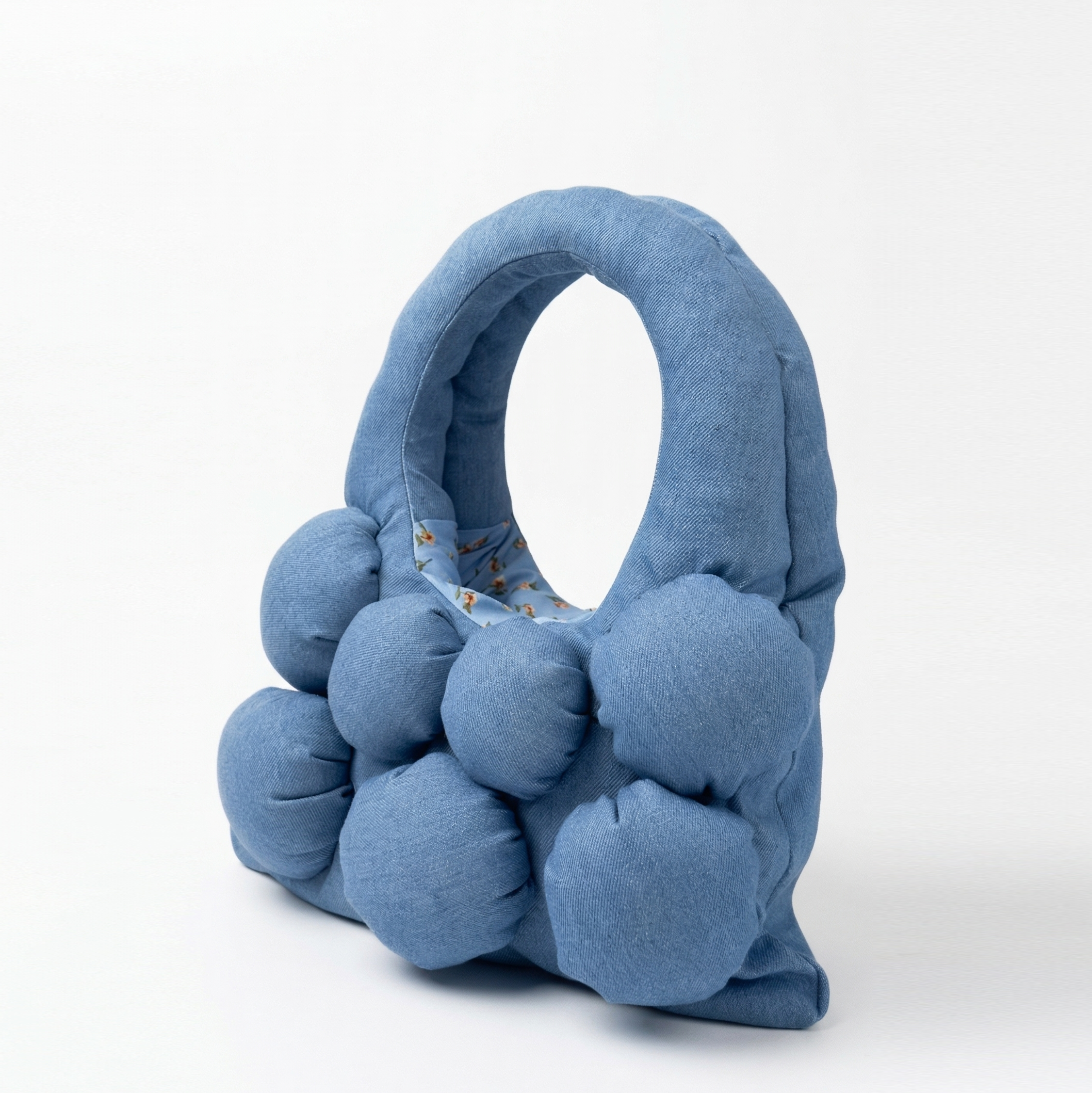 The Bulb Bag Mini Denim in Fiore